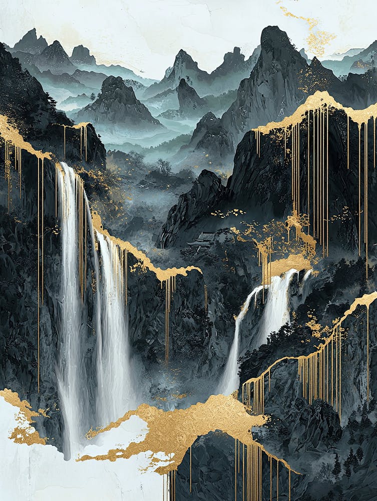 Cordillera Blanca Golden Peaks - Artistic Flow