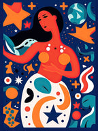 Aquarius Illustration Zodiac Star Sign 7
