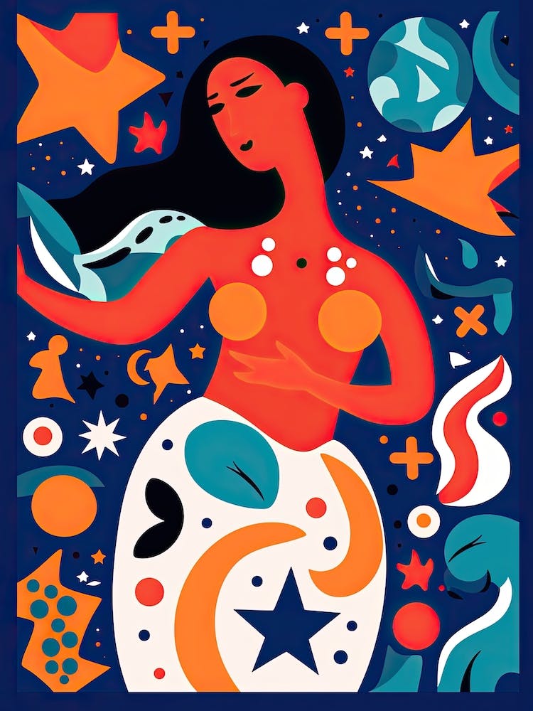 Aquarius Illustration Zodiac Star Sign 7