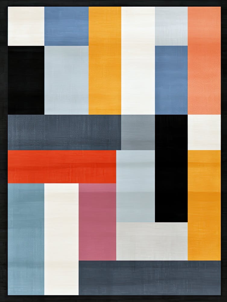 Mid Century Mosaic; Abstract Geometric Visions