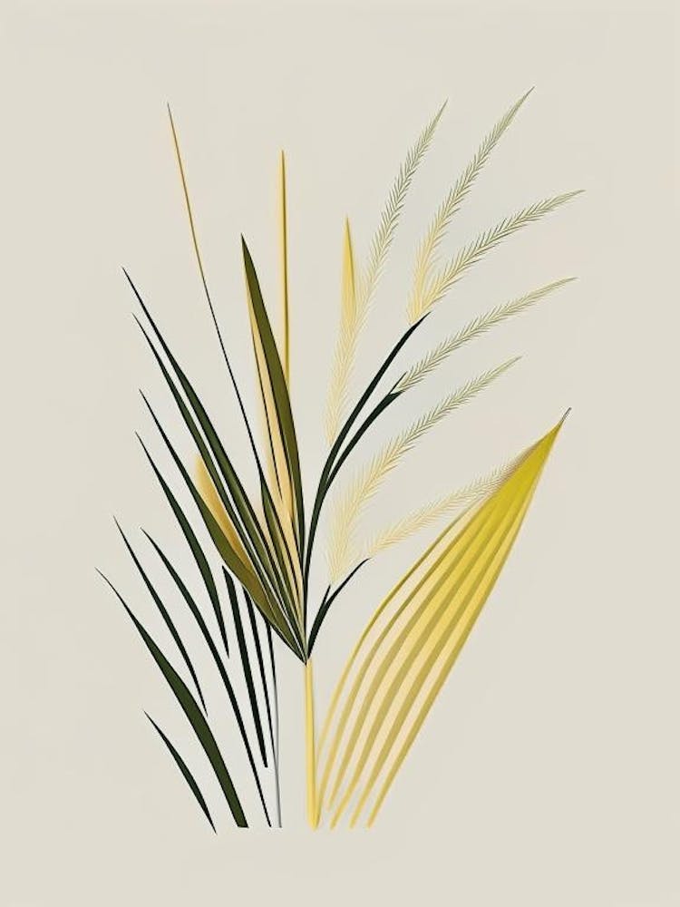 Lemon Grass Spices And Herbs Retro Minimal 3