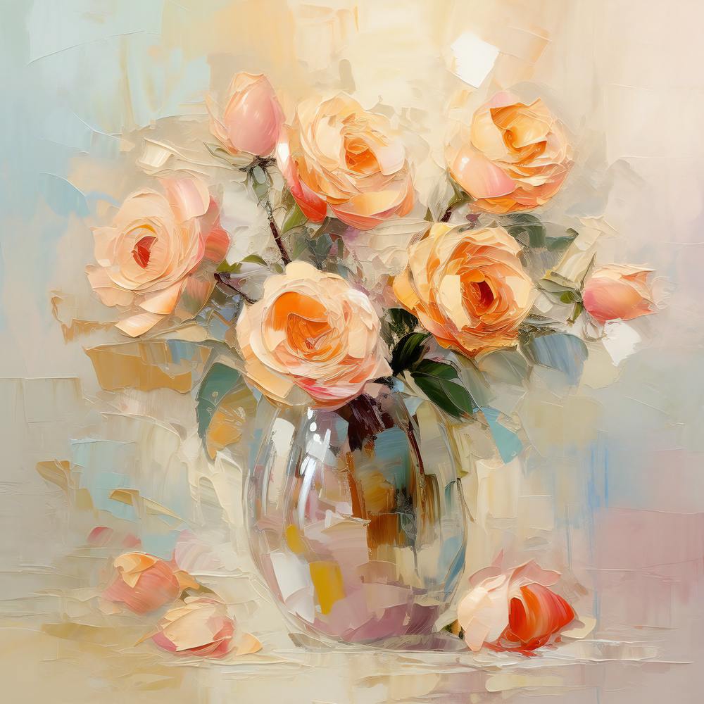 Roses In A Vase 1