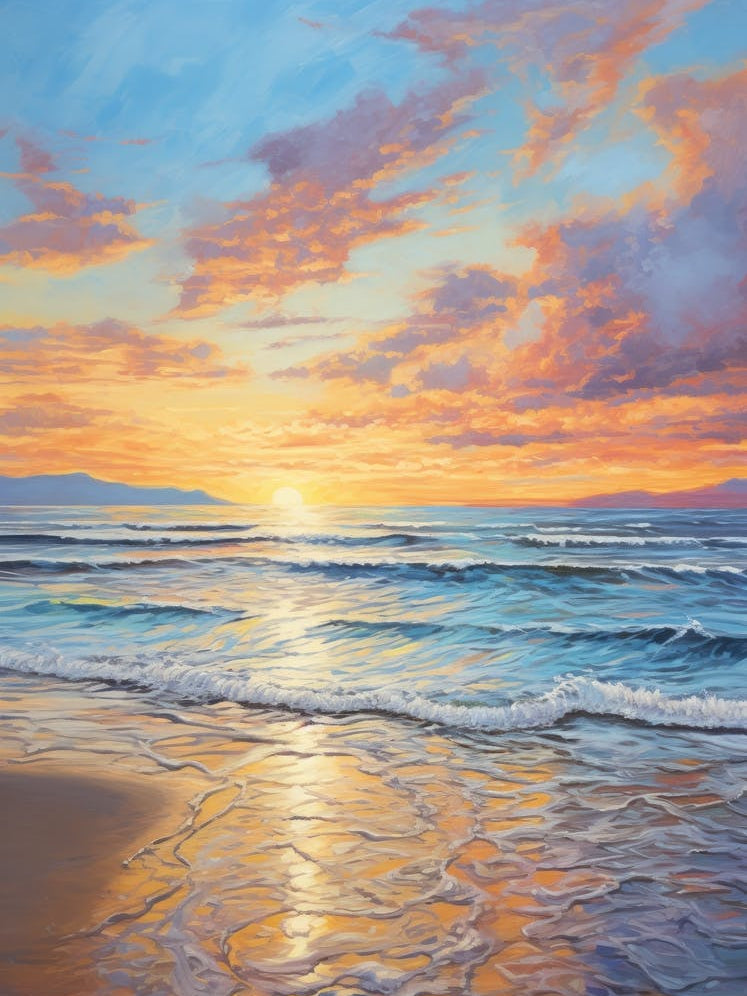 Sunset On The Beach 2