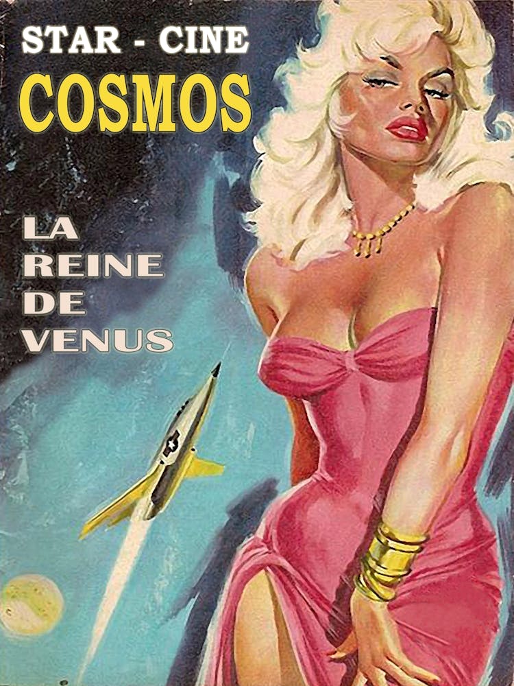 Pinup Woman On Scifi Movie Poster, Reign Of Venus