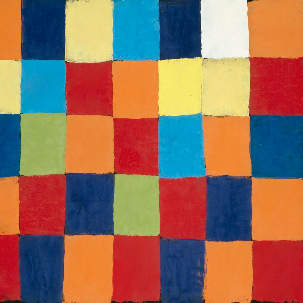 Color Chart (1930) Painting In High Resolution By Paul Klee