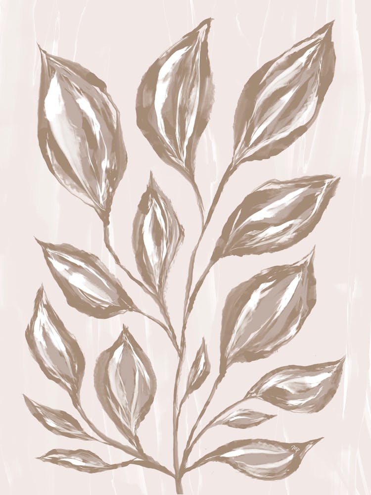 Brown Leafy Plant
