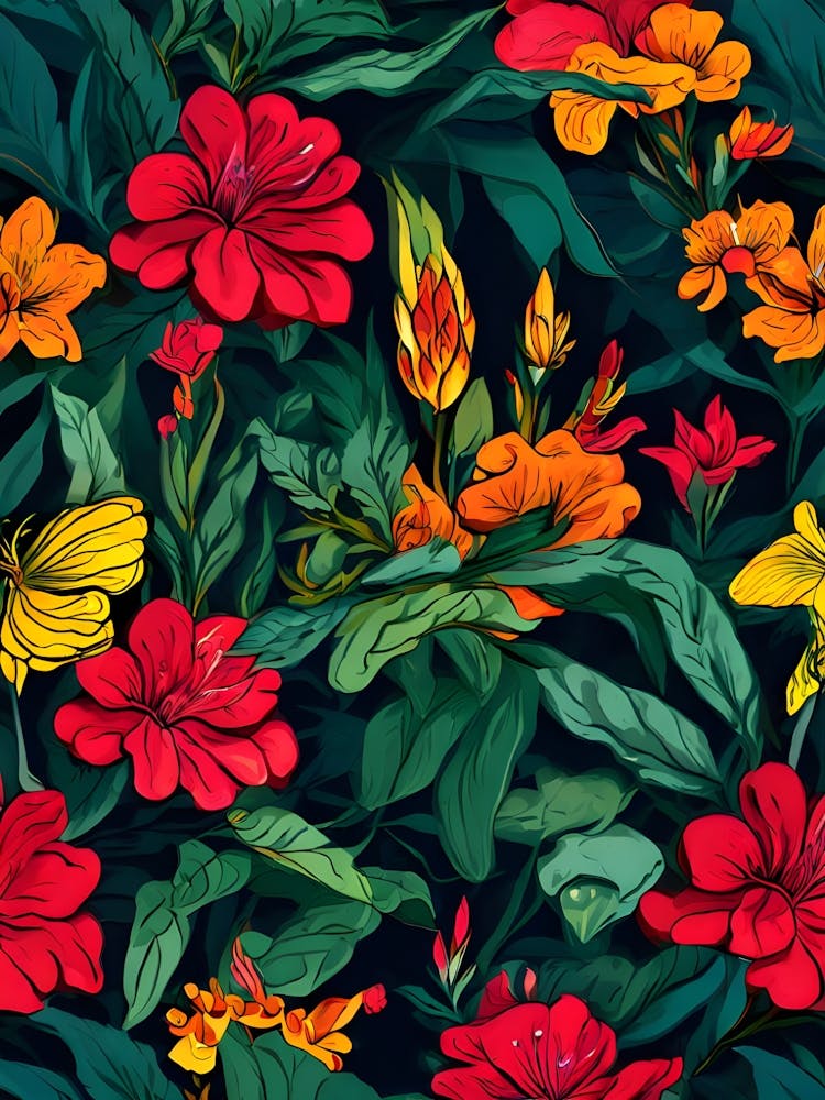 Seamless Floral Pattern 8