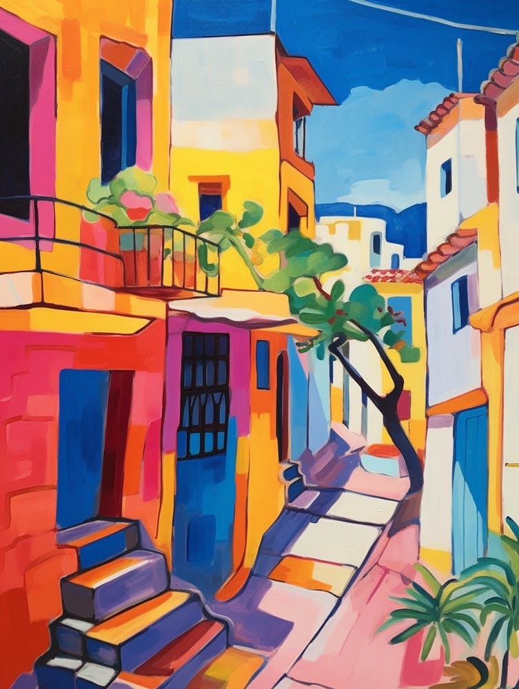 Cartagena Spain 1 Fauvist Painting