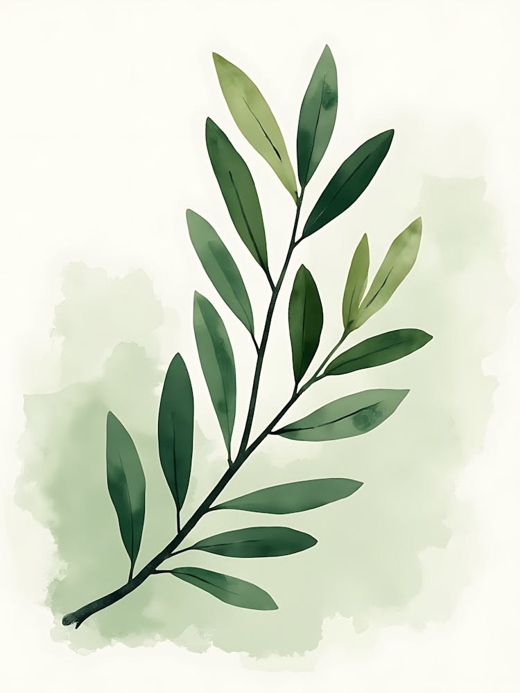 Botanical Silhouette For Minimalist Home Decor 1