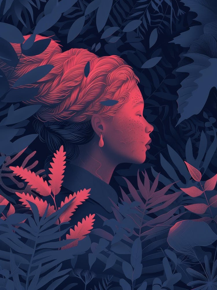 Girl In The Forest 1