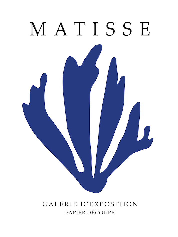 Matisse Galerie D'exposition Papier Decoupe Minimalist artwork 9