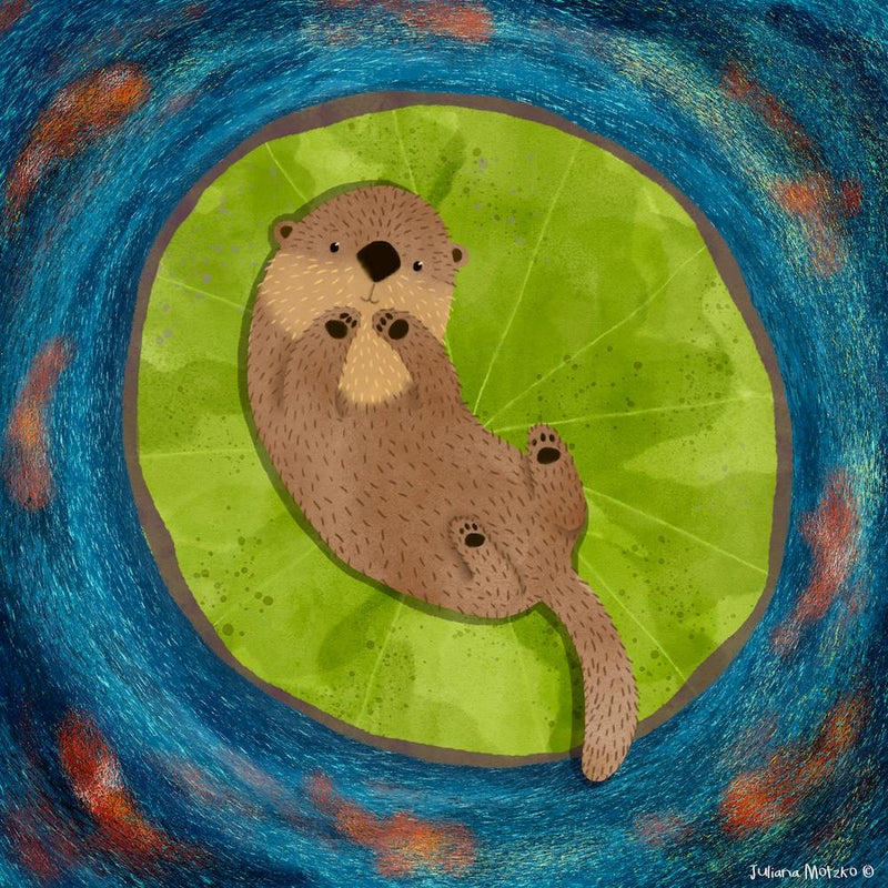 Otter Dreams Square