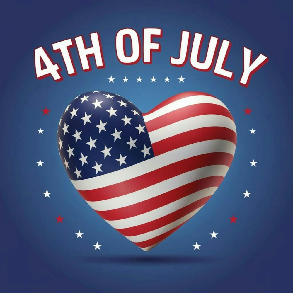 4th Of July Heart