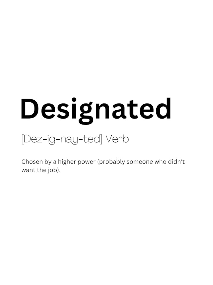 Designated Definition Meaning