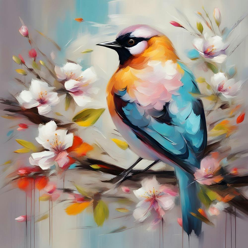 Bird On A Branch 1
