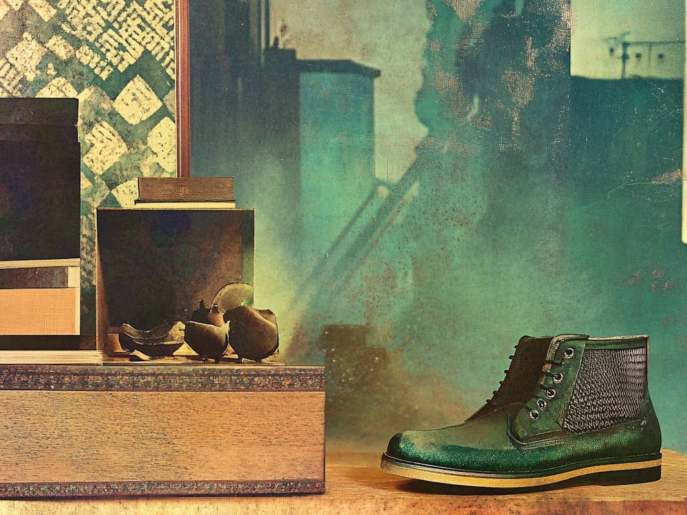 Pair Of Green Boots