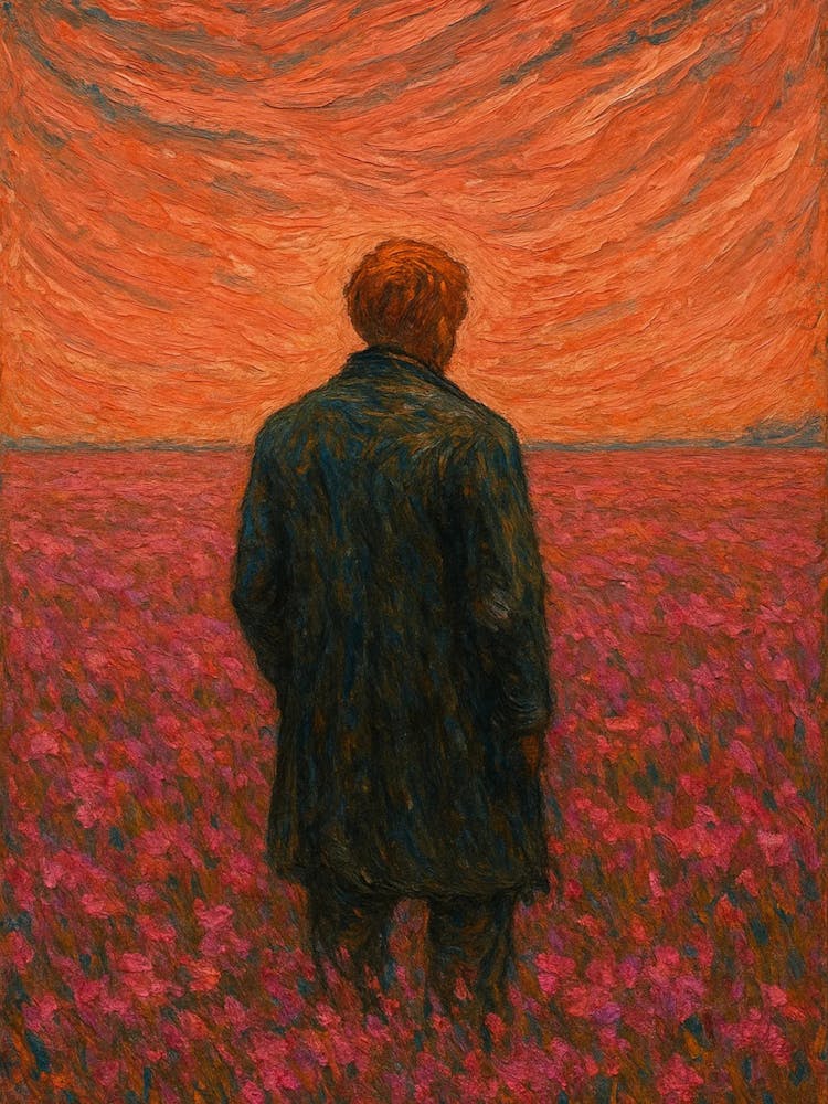 Man In A Field