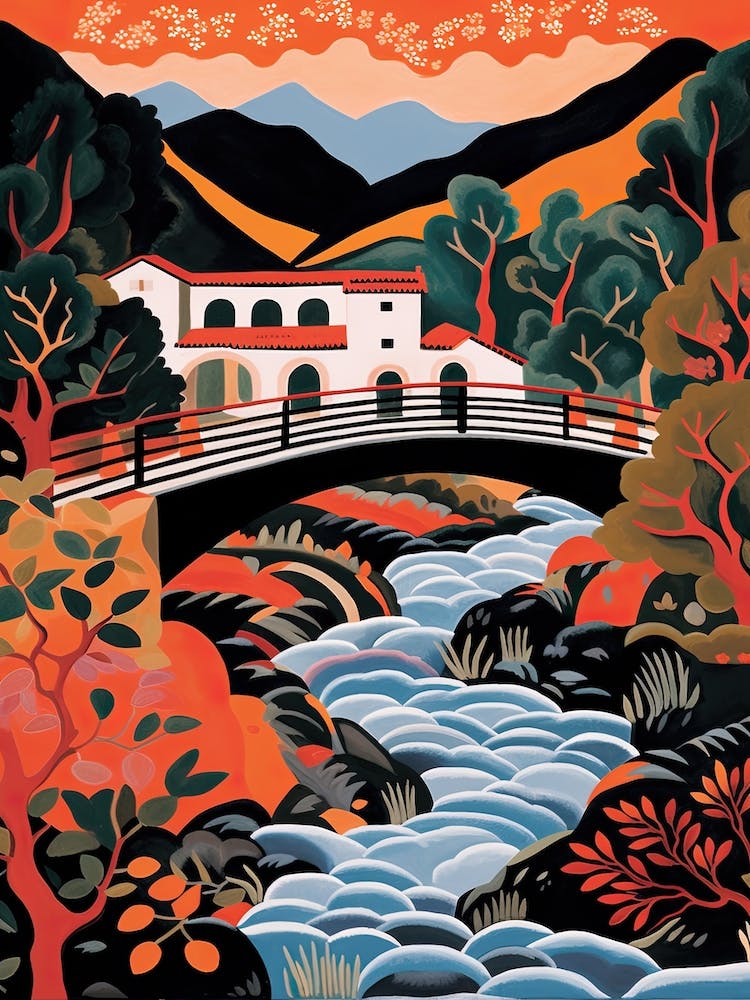 Nescio Bridge, Amsterdam, Netherlands Colourful 1