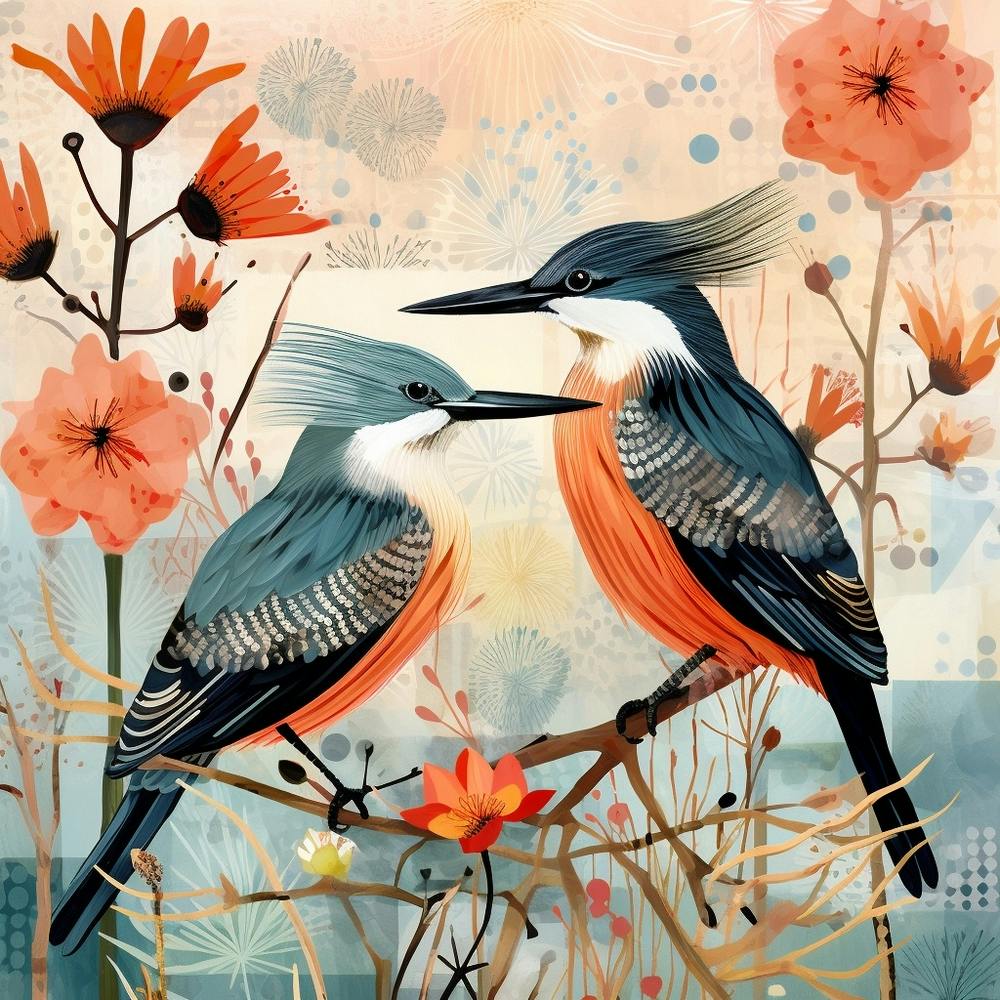 Vogel in der Natur Eisvogel 3