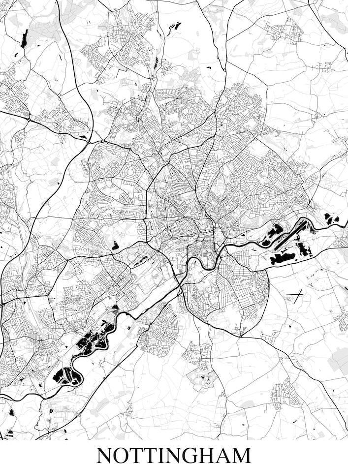 Nottingham White Black