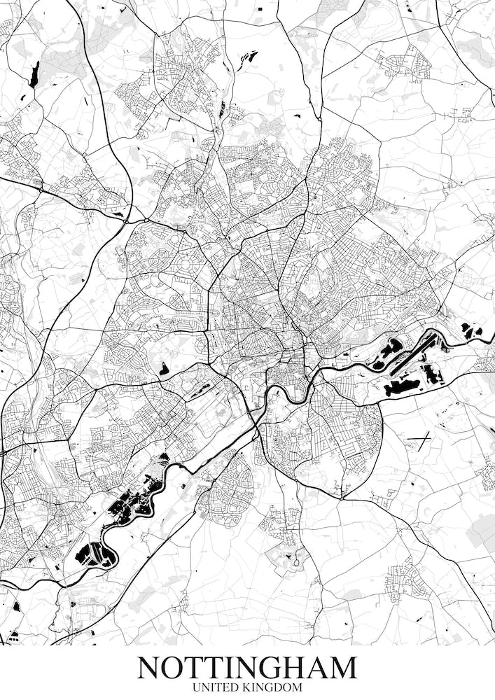 Nottingham White Black