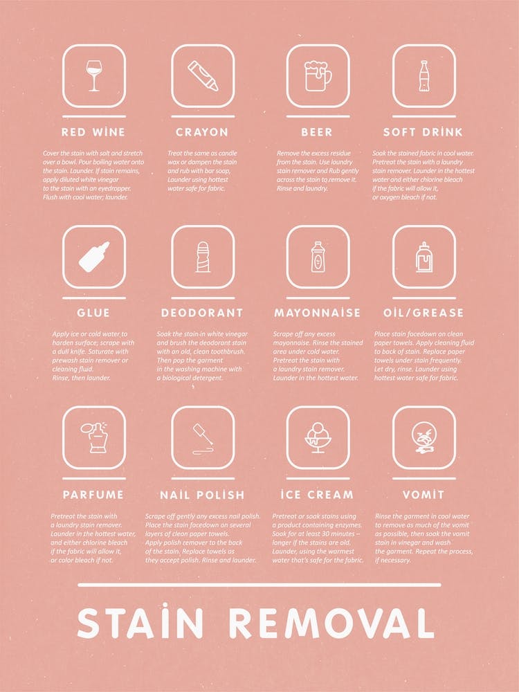 Bohemian Laundry Guide With And Stain Removal Tips