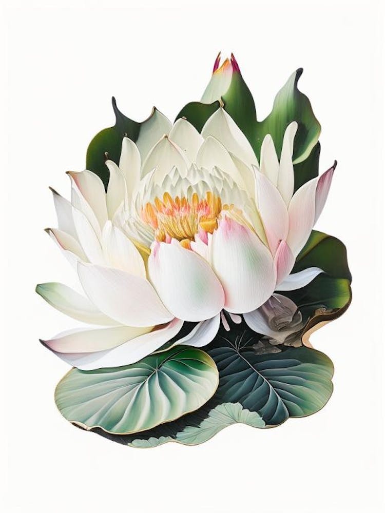 White Lotus Decoupage 4