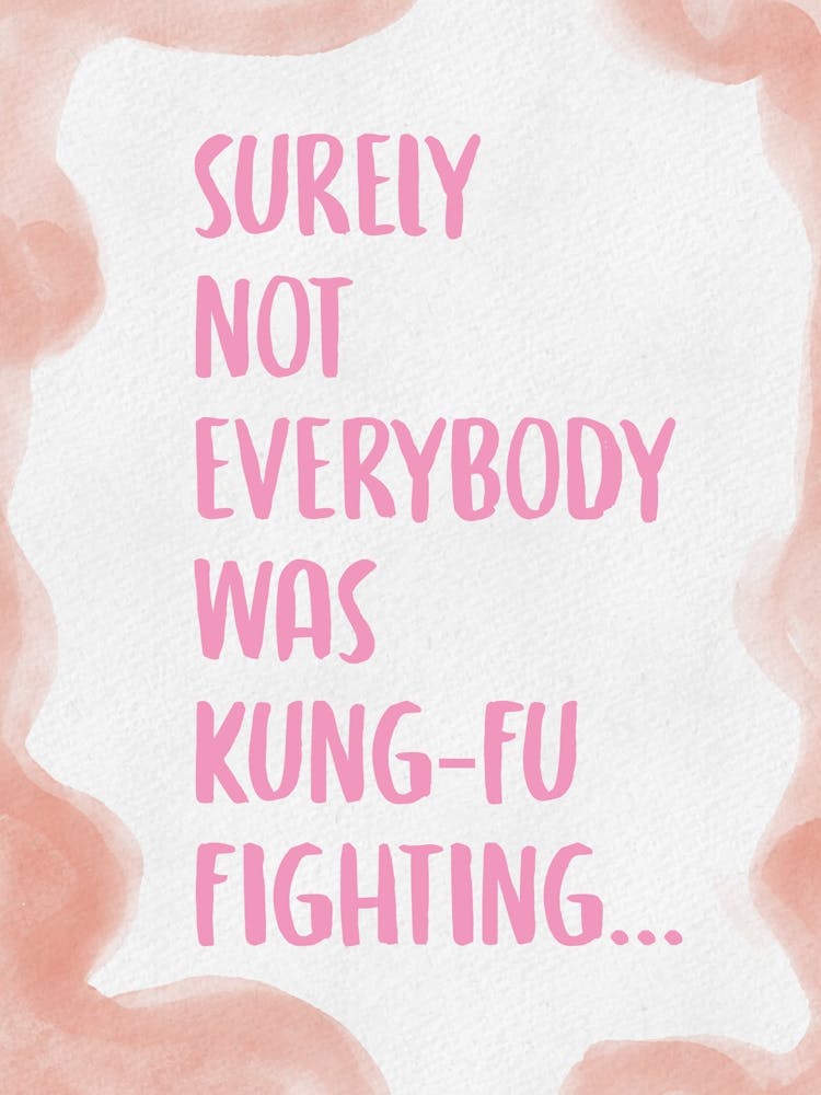 Surely Not Everybody Was Kung Fu Fighting 6