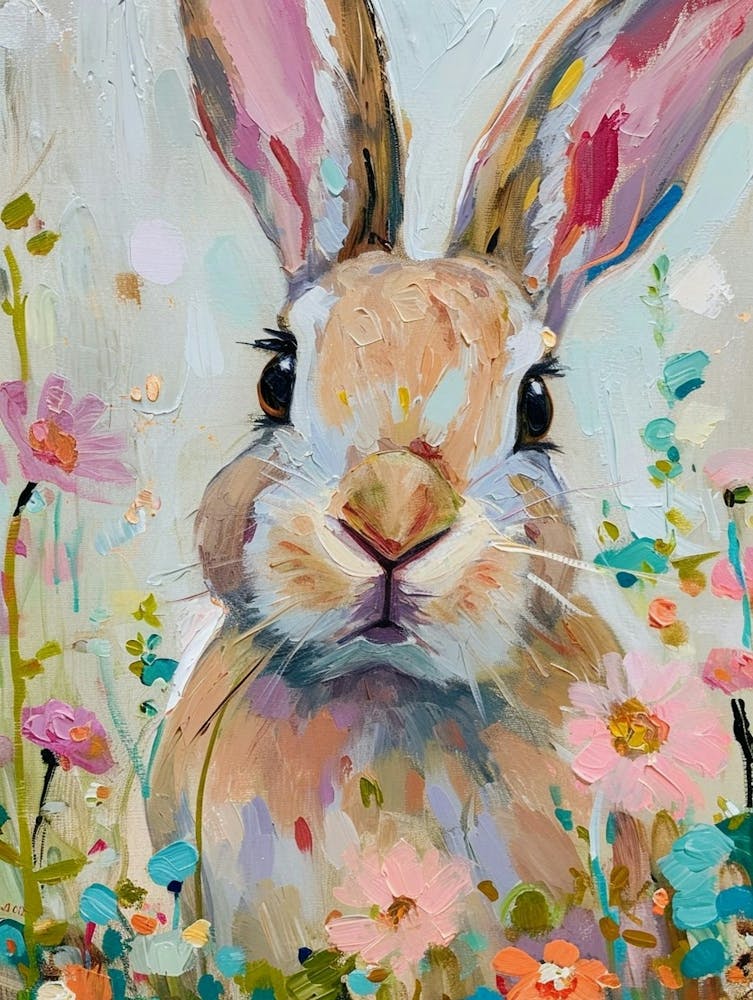 Havana Rabbit Painting 4