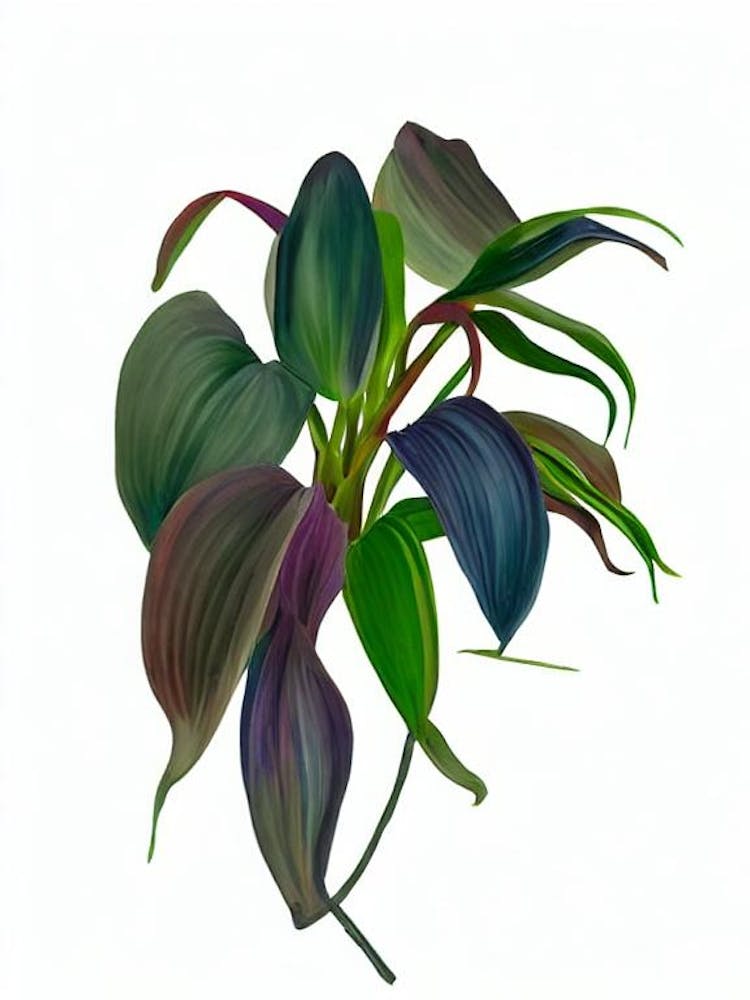 Queen'S Tears (Billbergia Nutans) Watercolor
