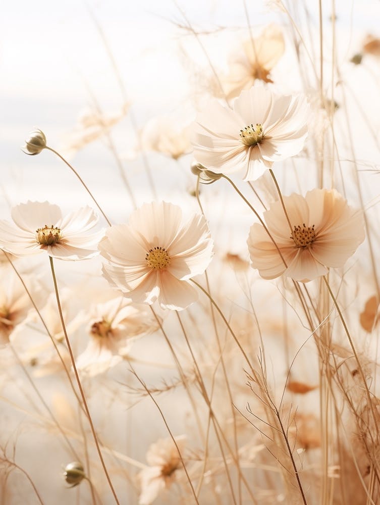 Boho Dried Flowers Cosmos 1