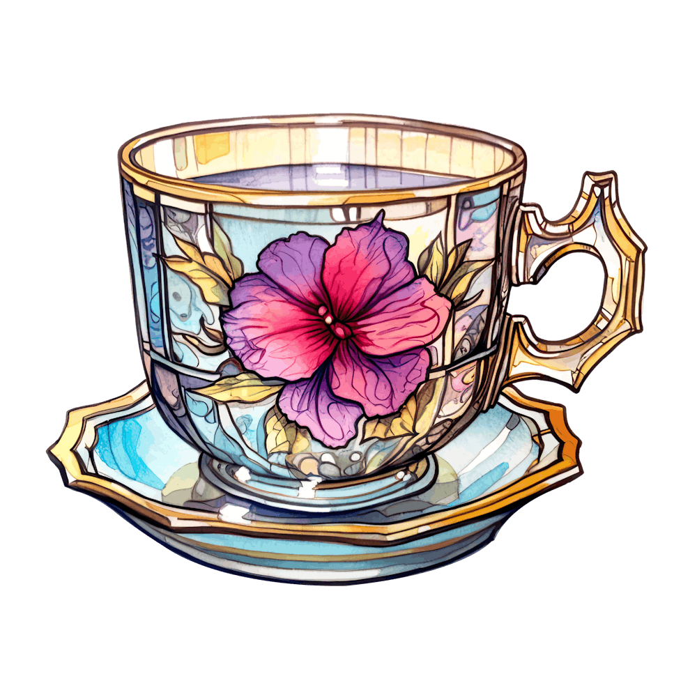 Hibiscus Tea Cup