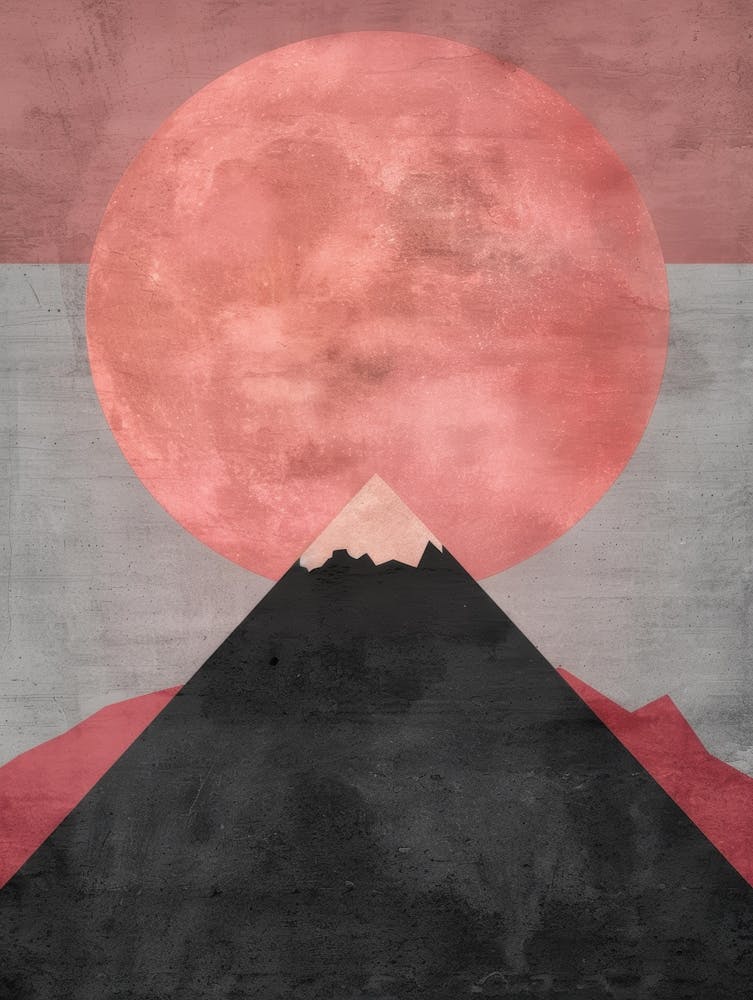 Moon Over The Mountains 1