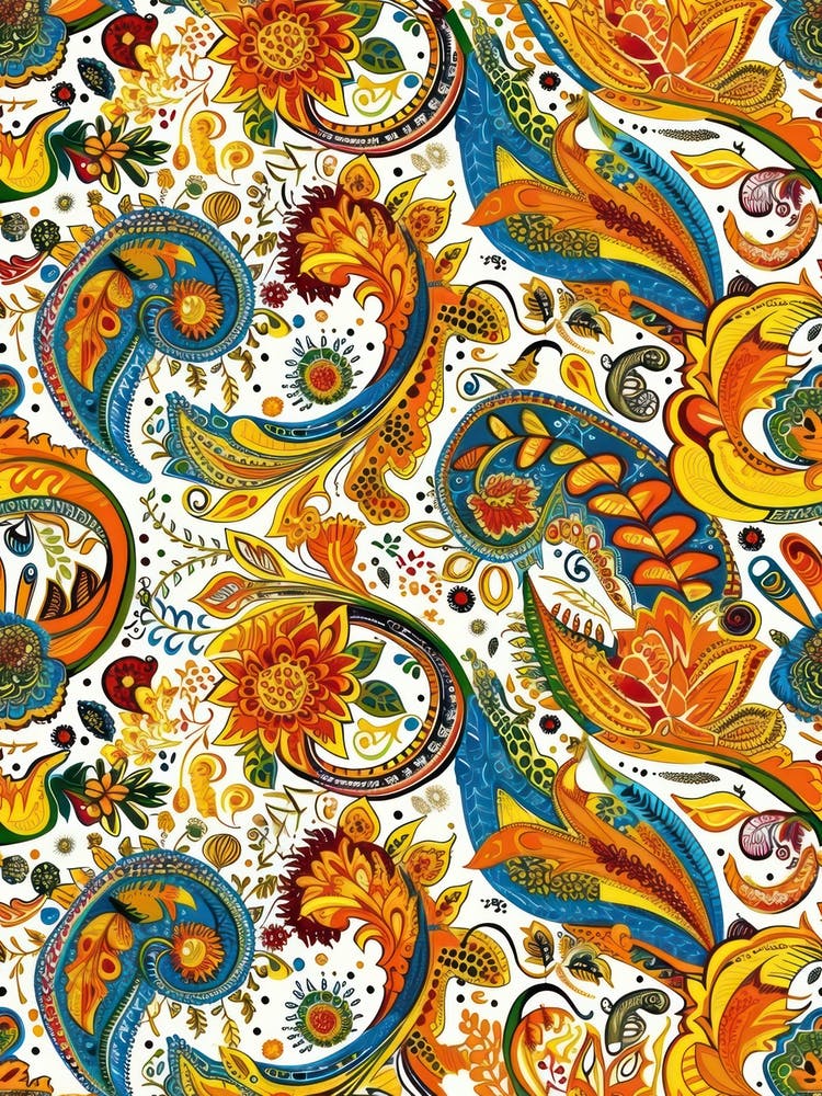 Flores Vista London Fabrics Floral Pattern 1