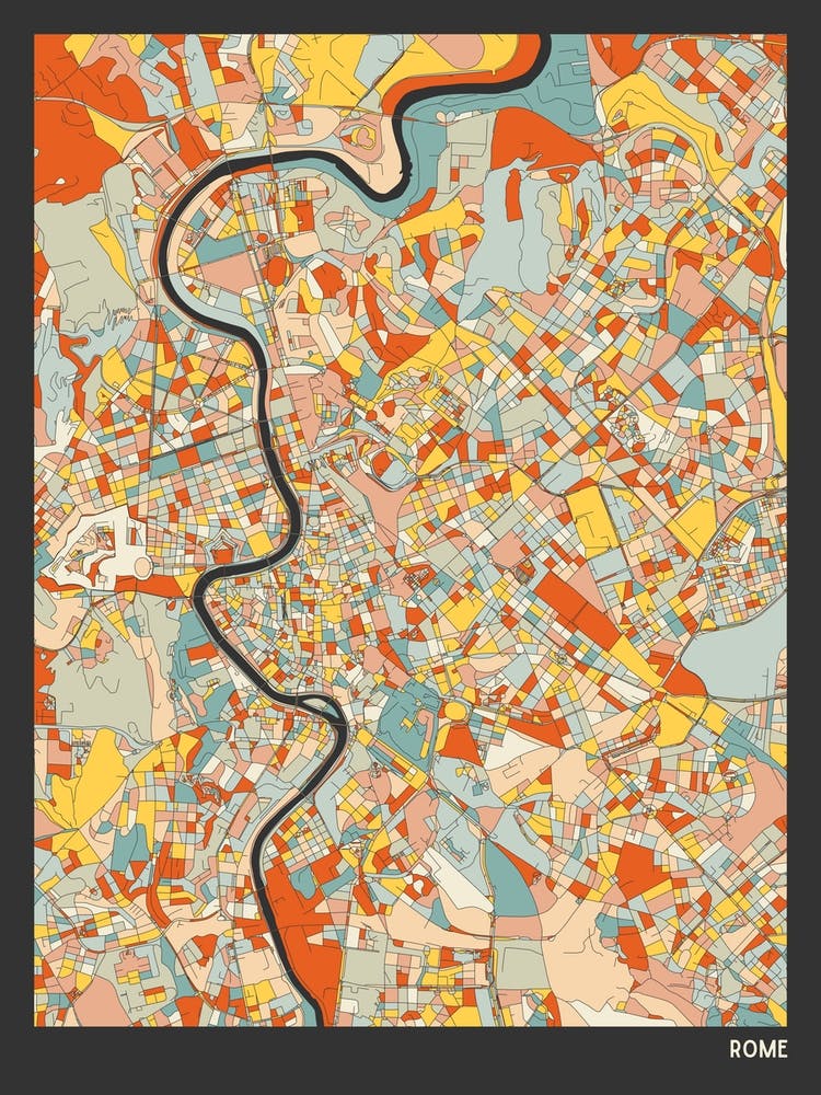Rome Italy Map