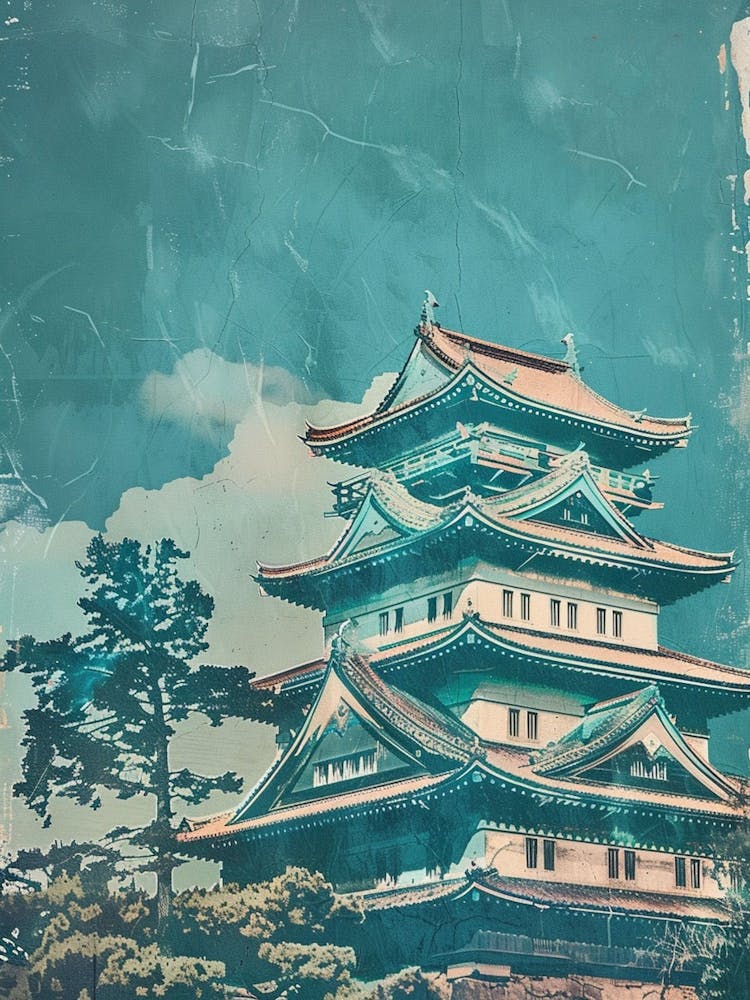 Nagoya Castle Mid Century Modern 2