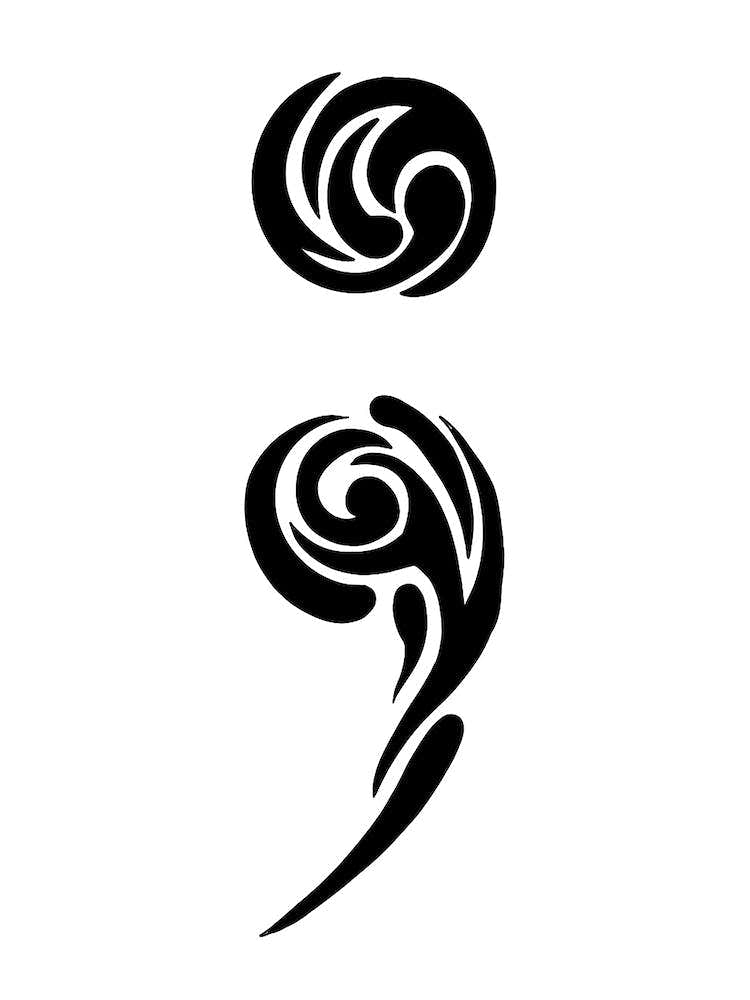 Wave Semicolon Semi Colon