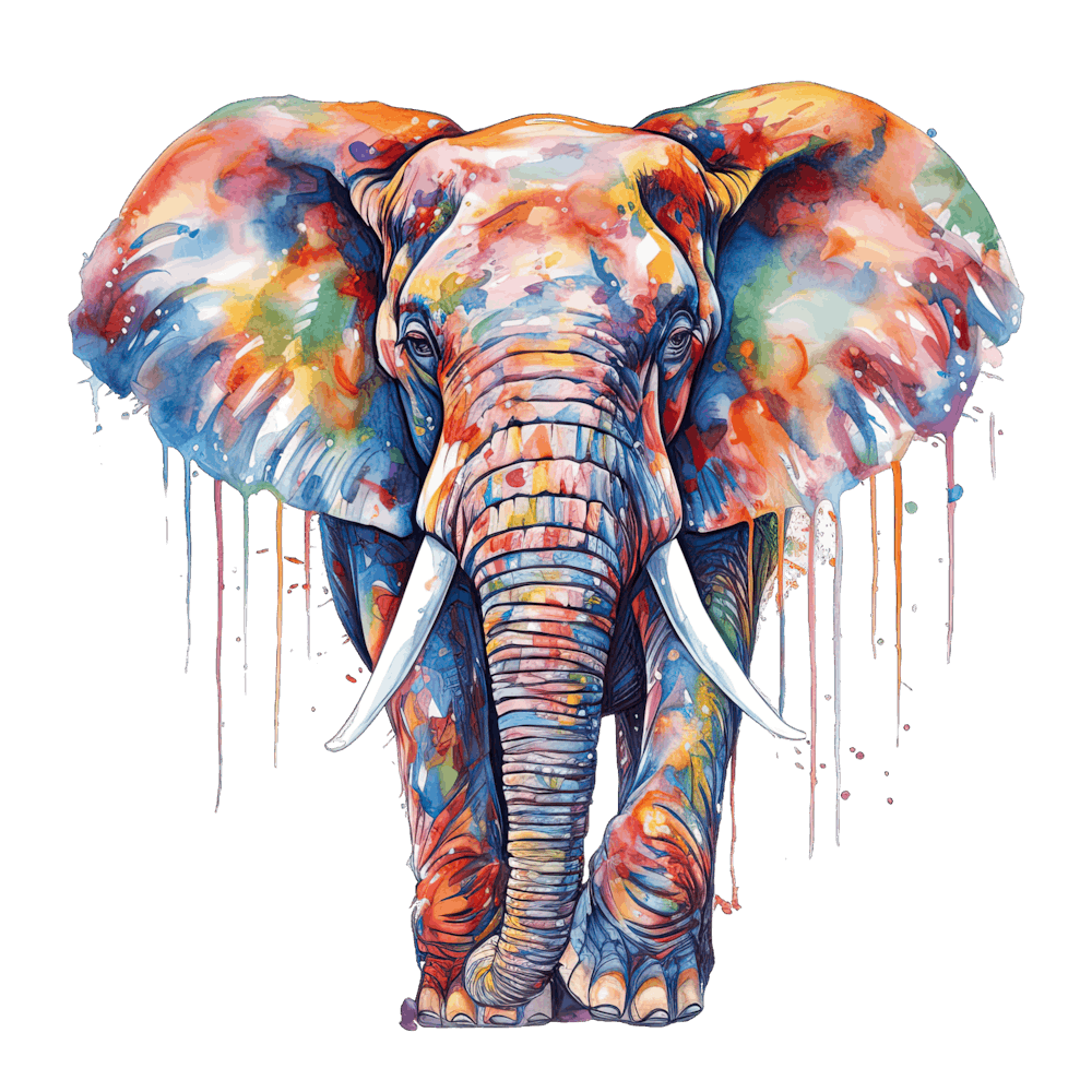 Colorful Elephant 4