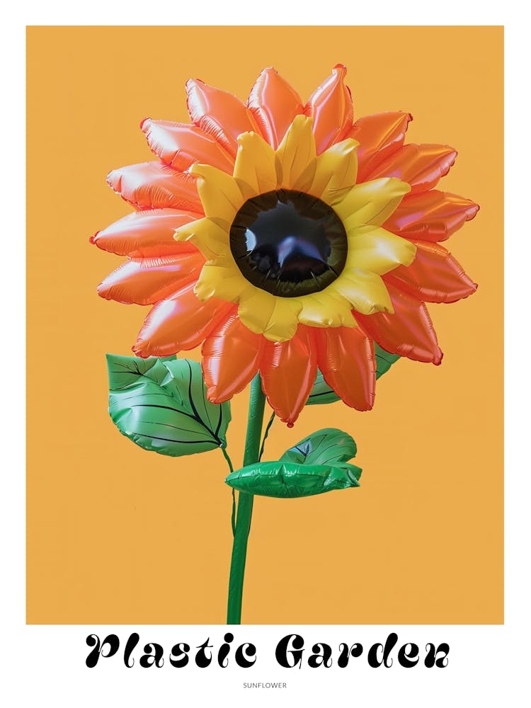 Dreamy Inflatable Flowers Poster Sunflower 2