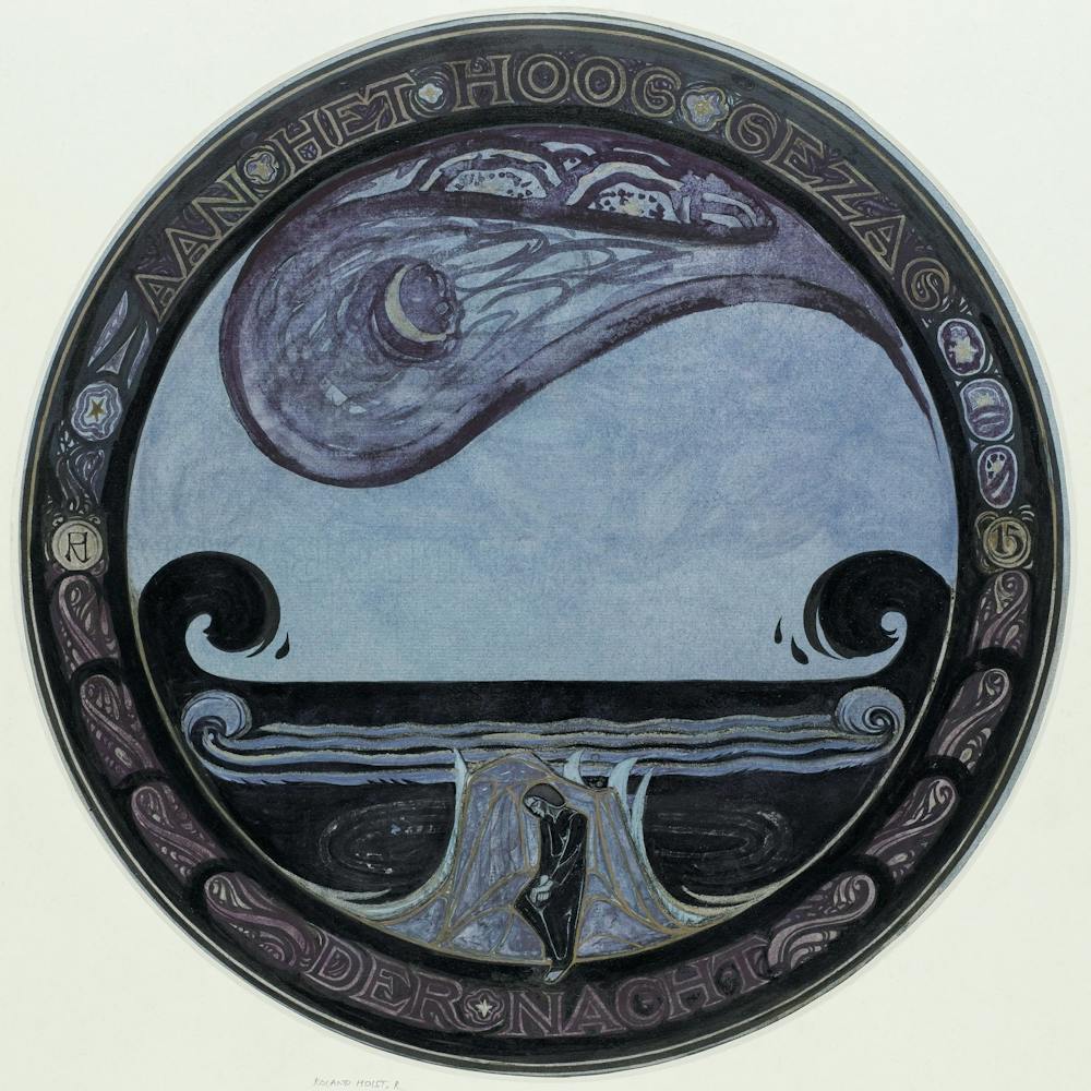 To The Supreme Authority Of The Night (1915), Richard Roland Holst