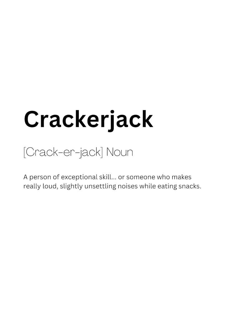 Crackerjack Definition Meaning