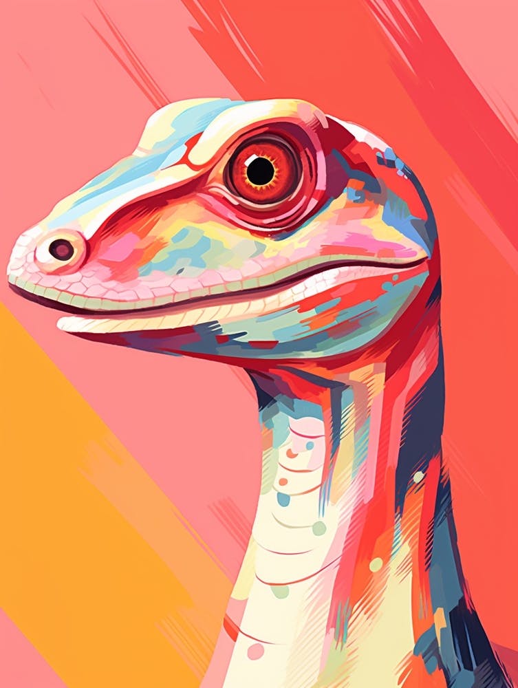 Colourful Dinosaur Coelophysis 1