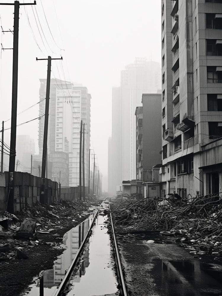 Jakarta, Indonesia, Black And White Old Photo 2