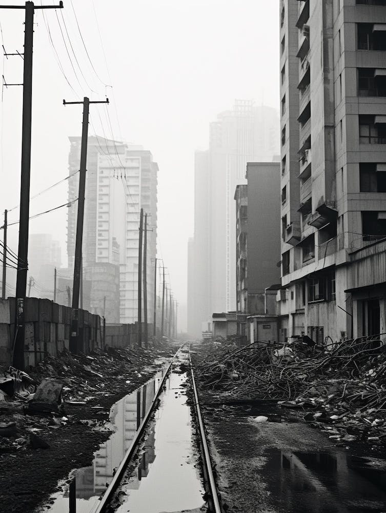 Jakarta, Indonesia, Black And White Old Photo 2