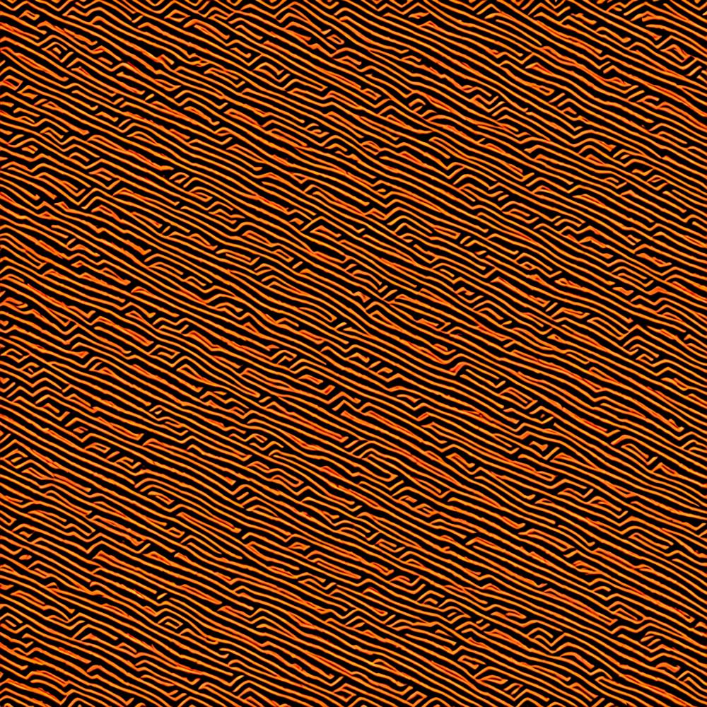 Abstract Stripes - Orange, A Seamless Pattern, Flat Art, 183