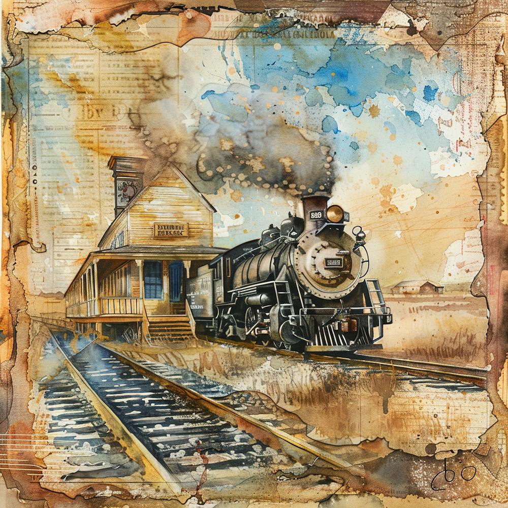 Vintage Steam Train 9