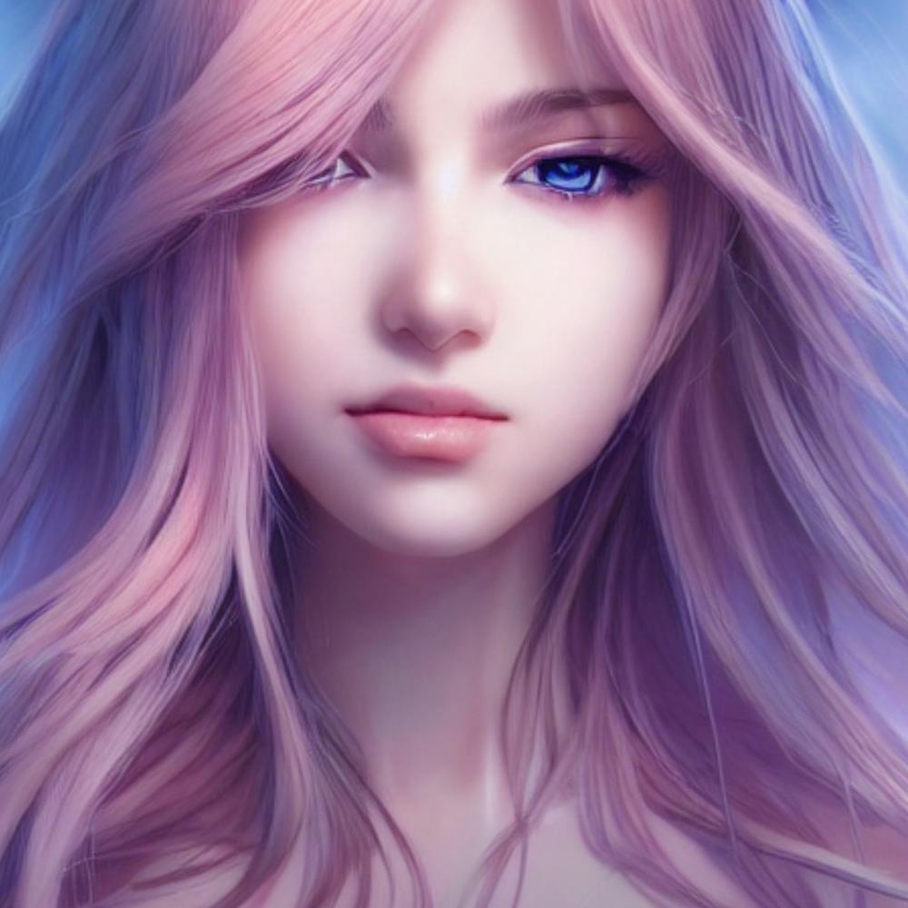 Anime Girl With Pink Hair