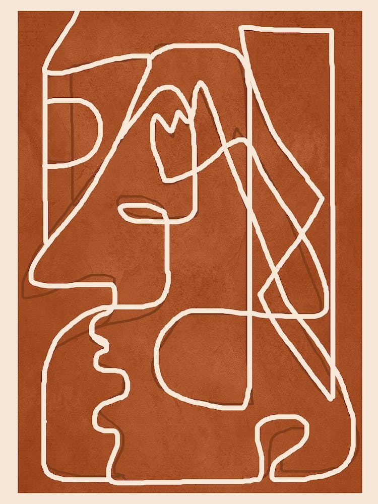 Abstract Face Sketch 3