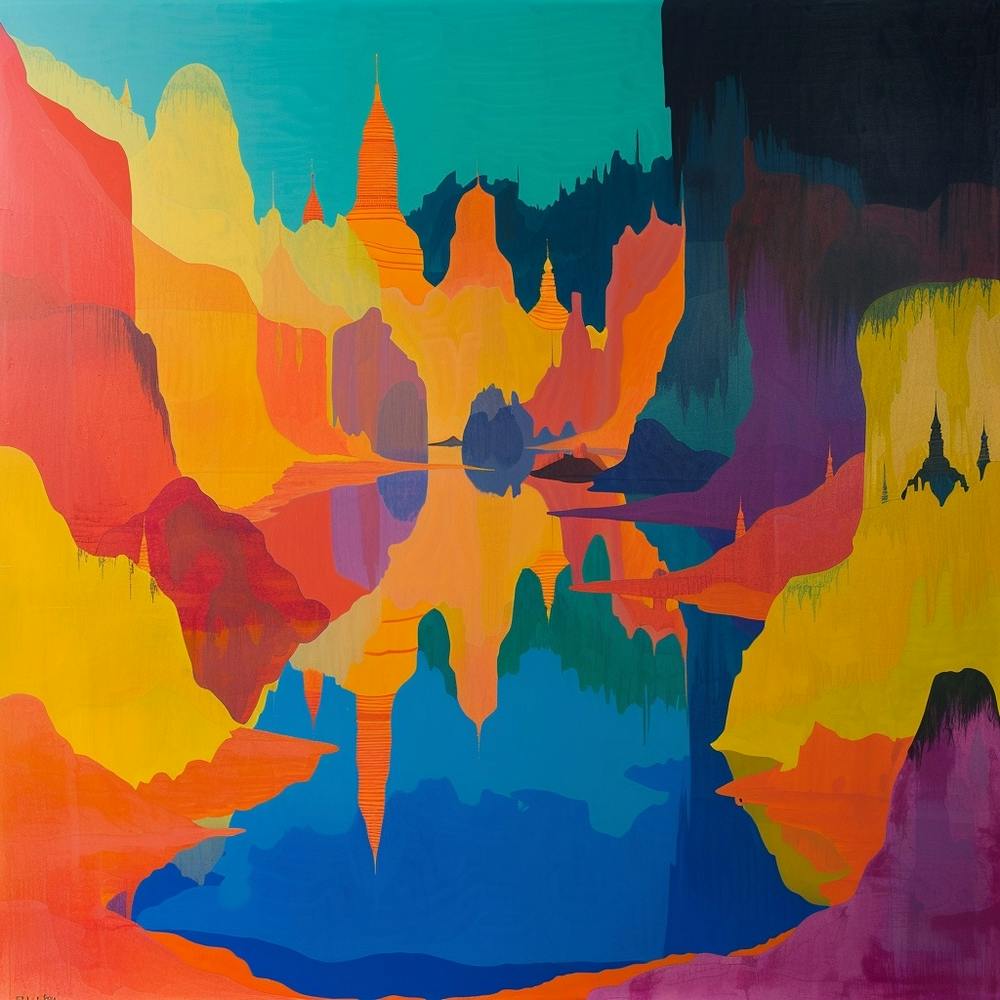 Abstract Travel Collection Myanmar 1