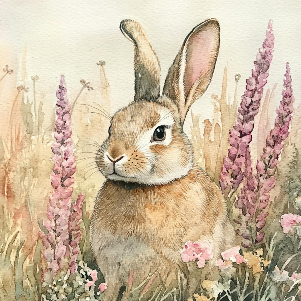 Bunny In The Meadow 1